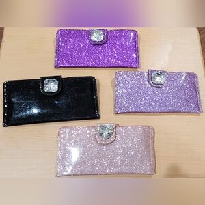 Bundle Deux Lux Glitter Patent Leather Wallet